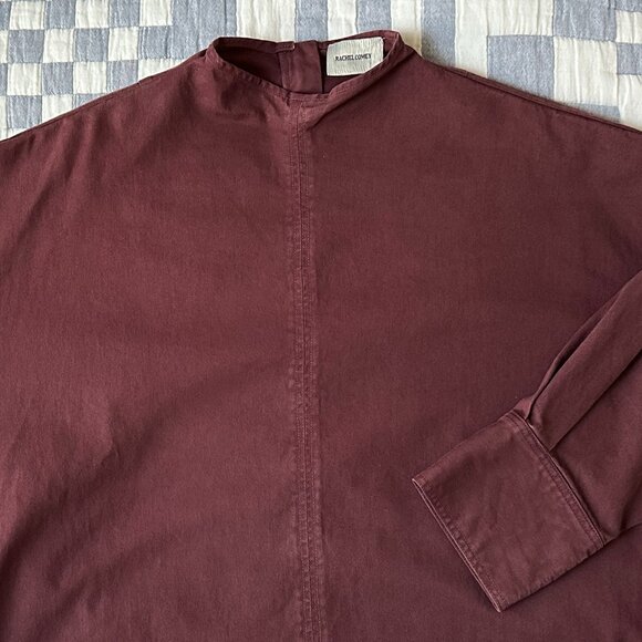 Rachel Comey Melody Top, Burgundy, Size XS/S - Picture 2 of 7